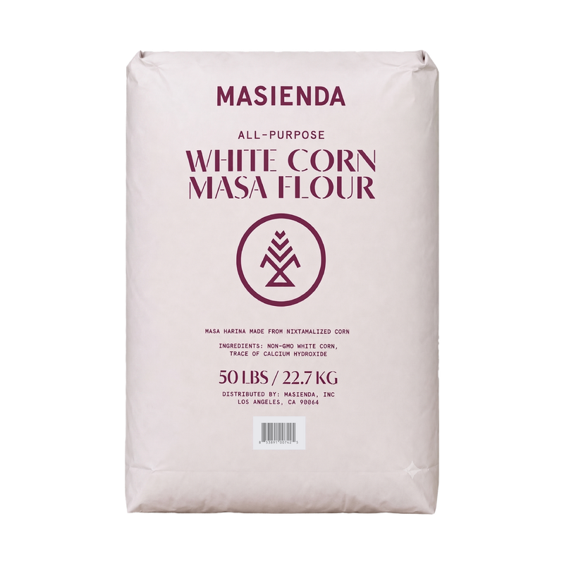 Harina de masa de maíz blanco (sin OMG) (al por mayor)