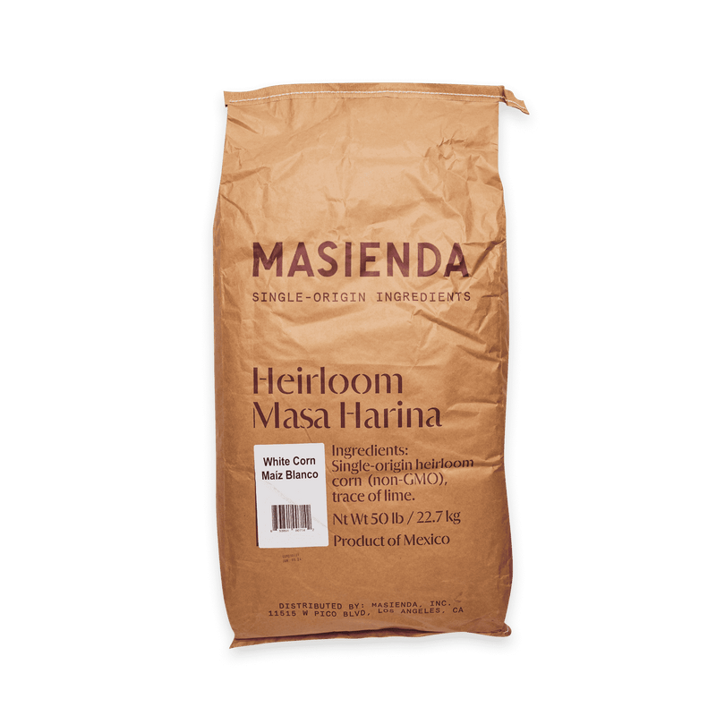 Harina de Masa Heirloom | Masa Harina Blanca Masienda | 50 lb