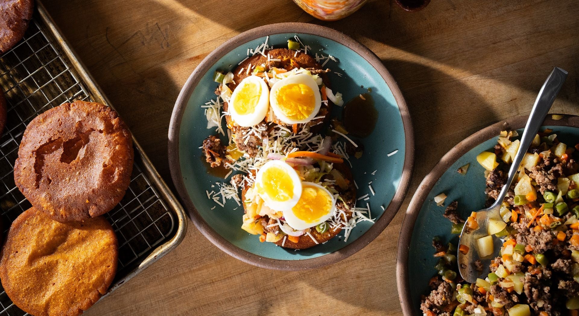 Plato de Enchiladas Salvadoreñas de Carne de Res
