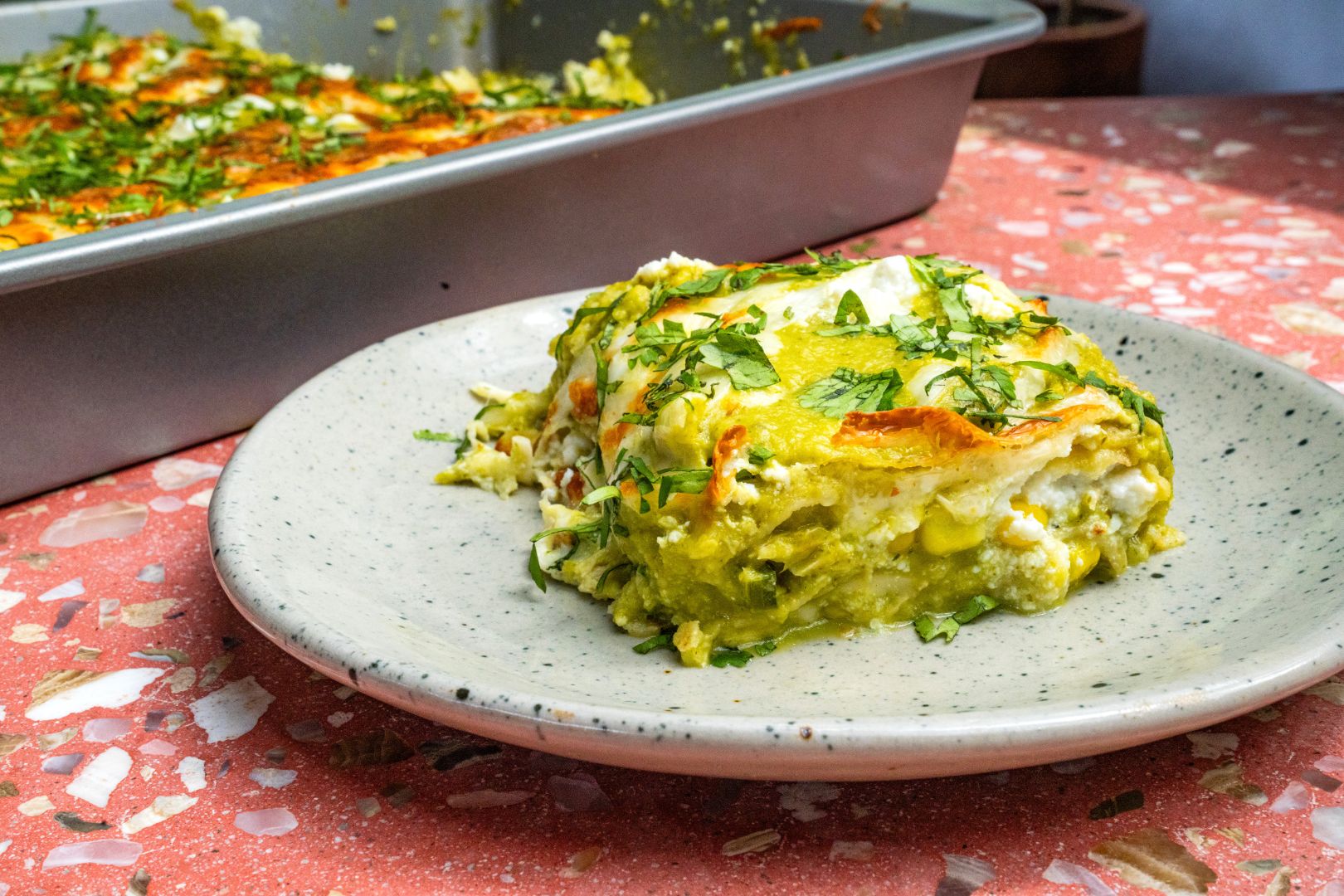Rodaja de pastel azteca