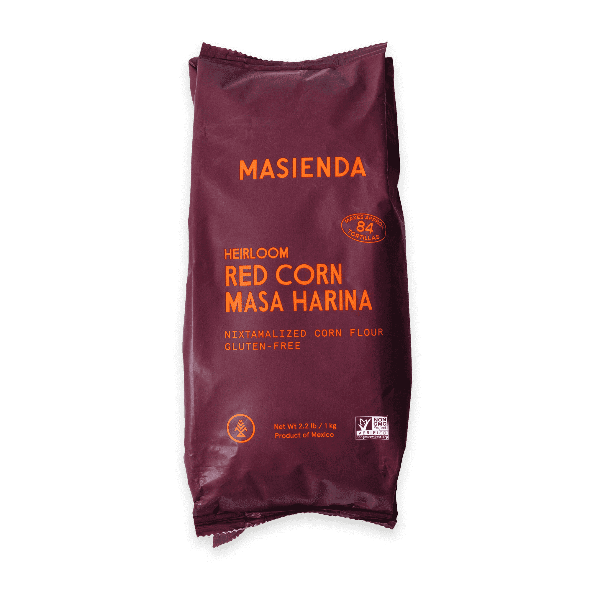 Masa Harina de Maíz Criollo Rojo