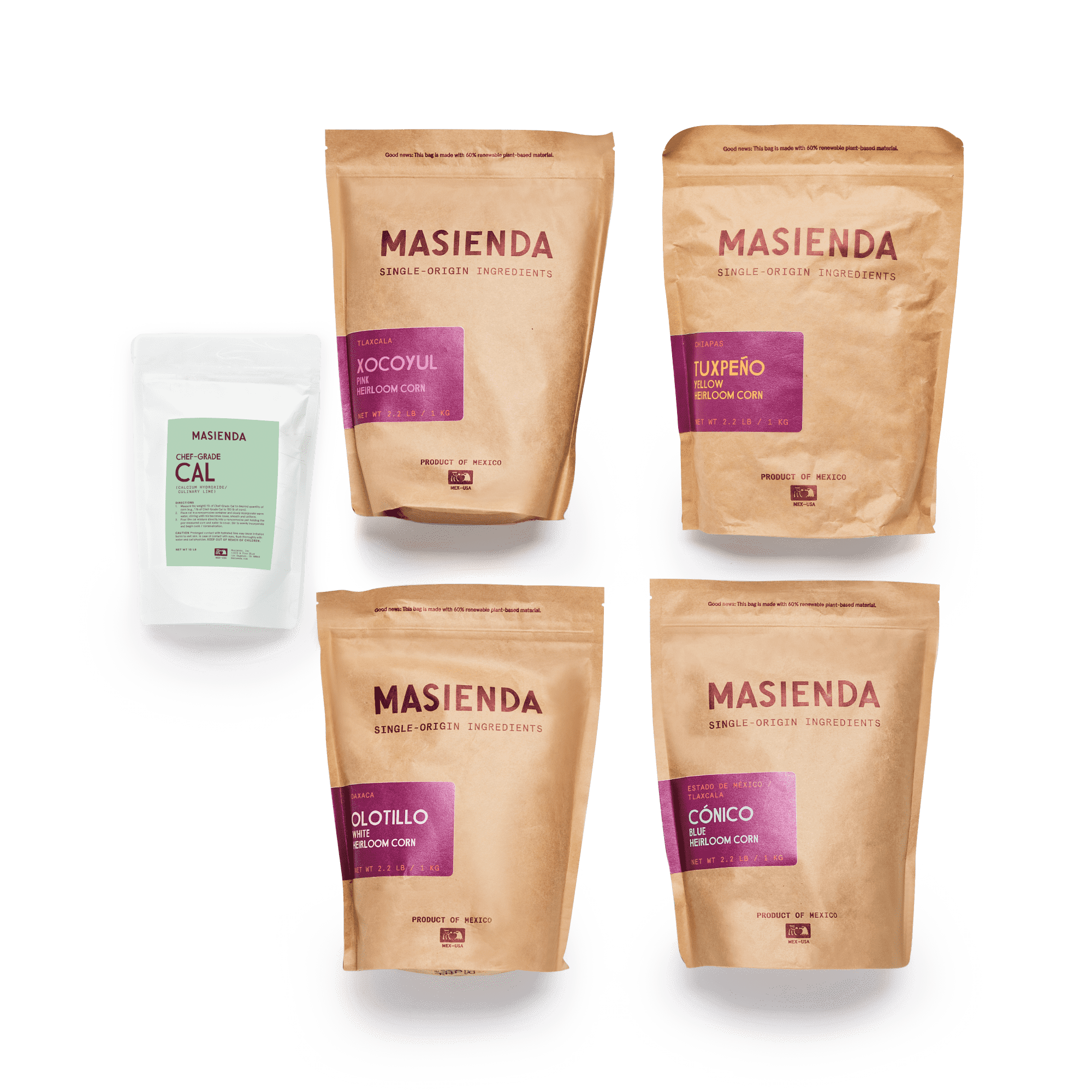 Kit de Maíz Nixtamal para Principiantes | Maíz Nativo + Cal | #1 de #3