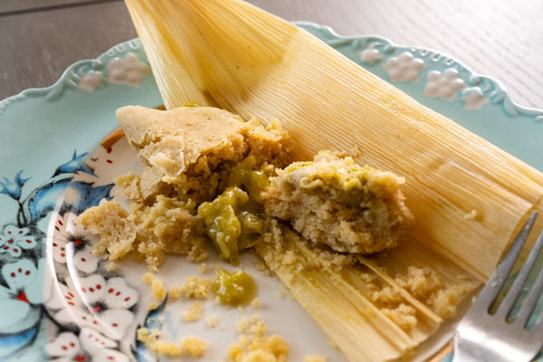 Delicious tamal verde