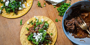 Slow Cooker Beef Tinga Tacos