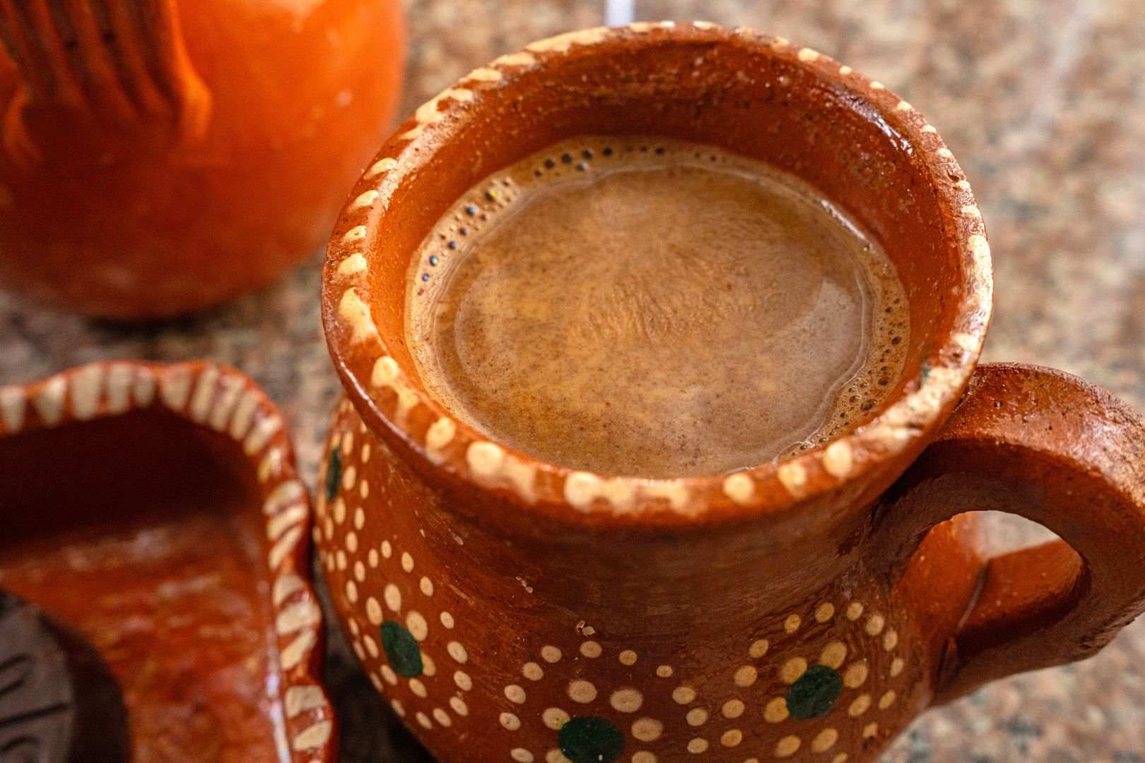 A cup of velvety, flavorful champurrado