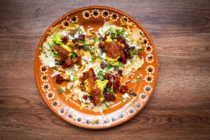 Papas con chorizo tacos