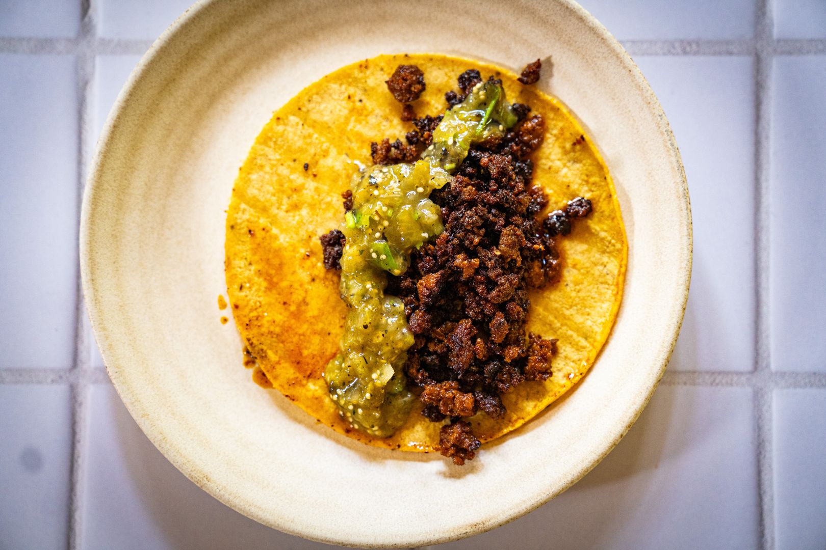 Homemade Chorizo Taco