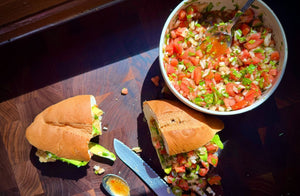 Pico de gallo al estilo Guacamaya con chile guajillo