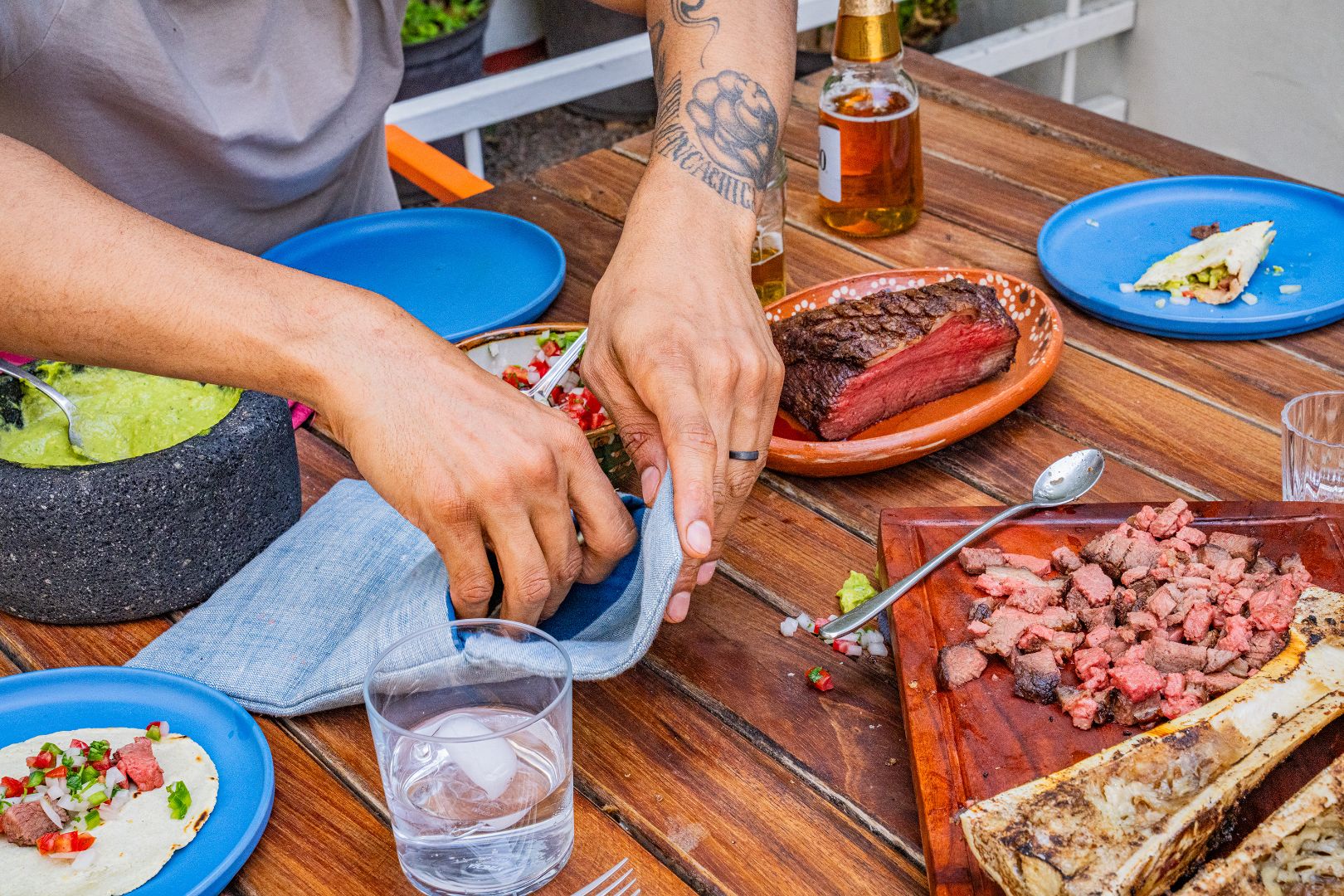 Carne asada spread