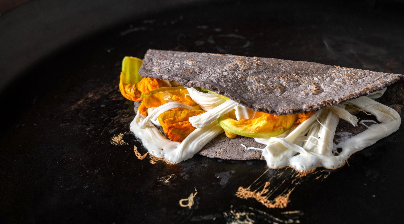 Quesadillas de Flor de Calabaza (Squash Blossom Quesadillas)