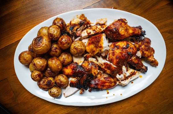 Pollo asado a la mexicana