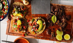 Tacos de carne asada
