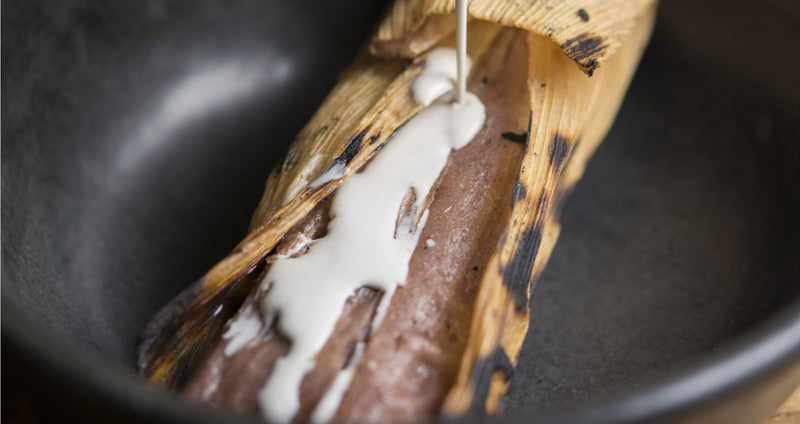 Tamal de Fresa de Carlos Salgado de Taco María