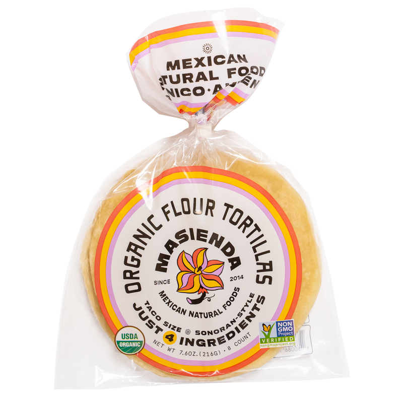 Tortillas de harina ecológicas