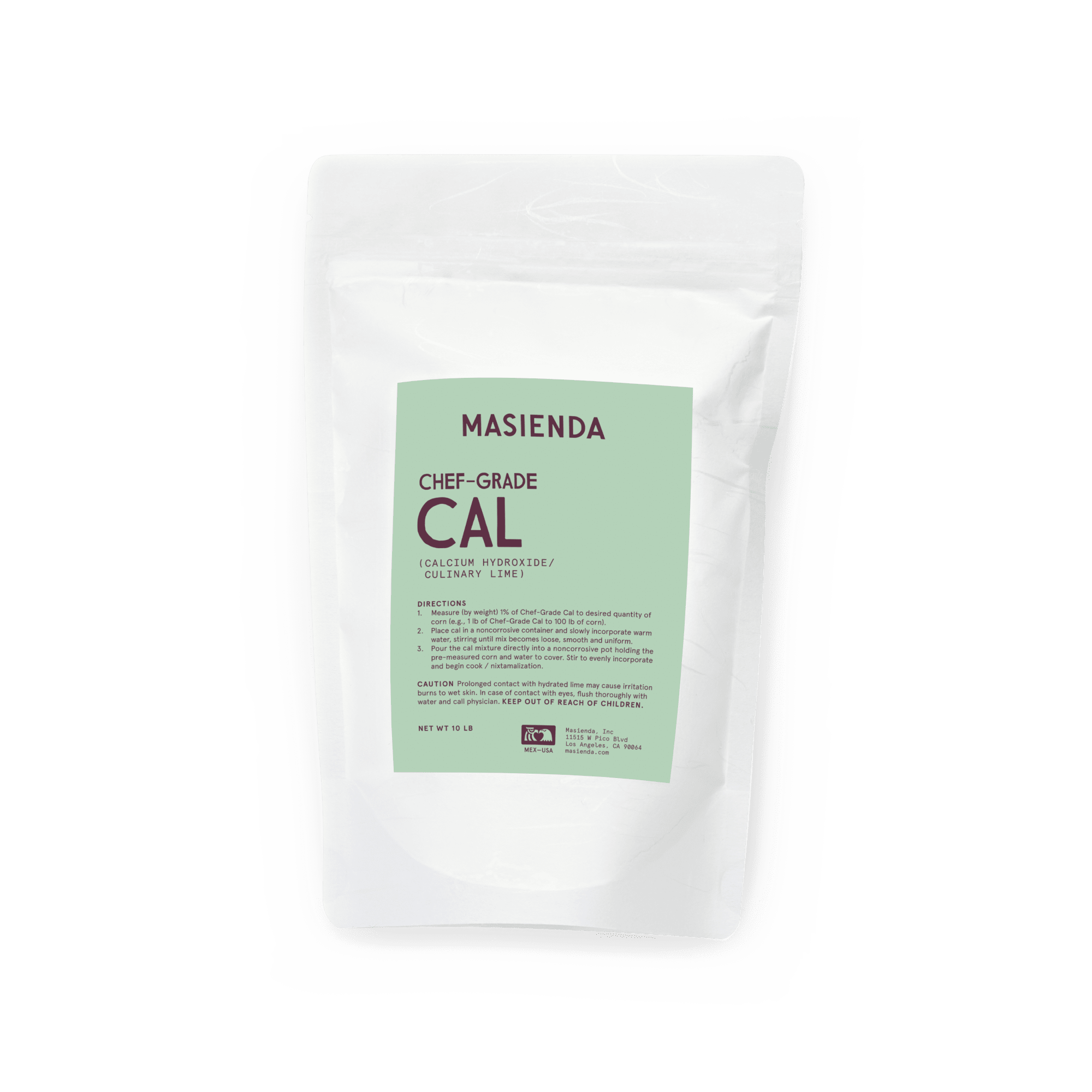 Cal - Calcium Hydroxide | Masienda Cal for Corn Nixtamal