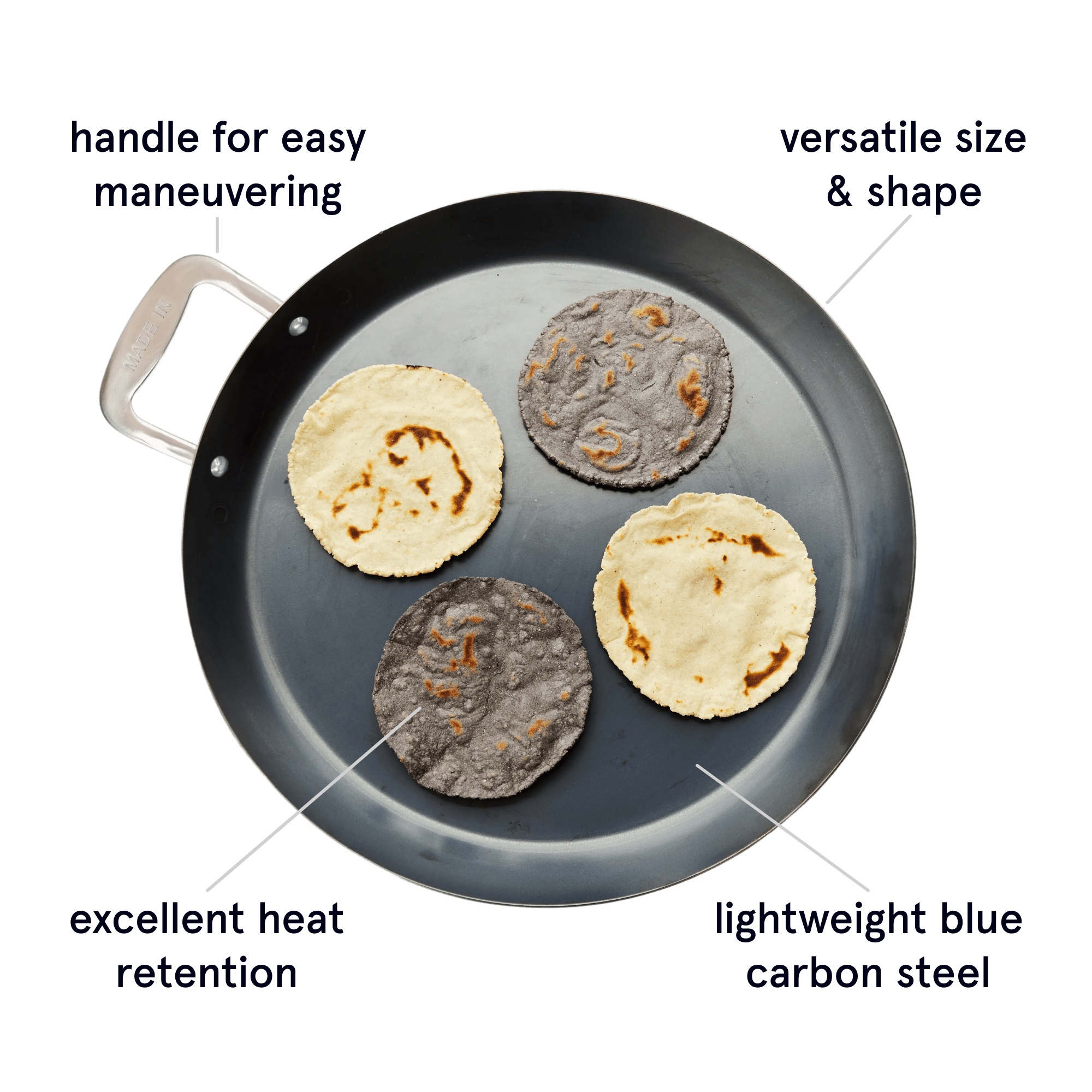 Comal de Made In x Masienda | Sartén plancha