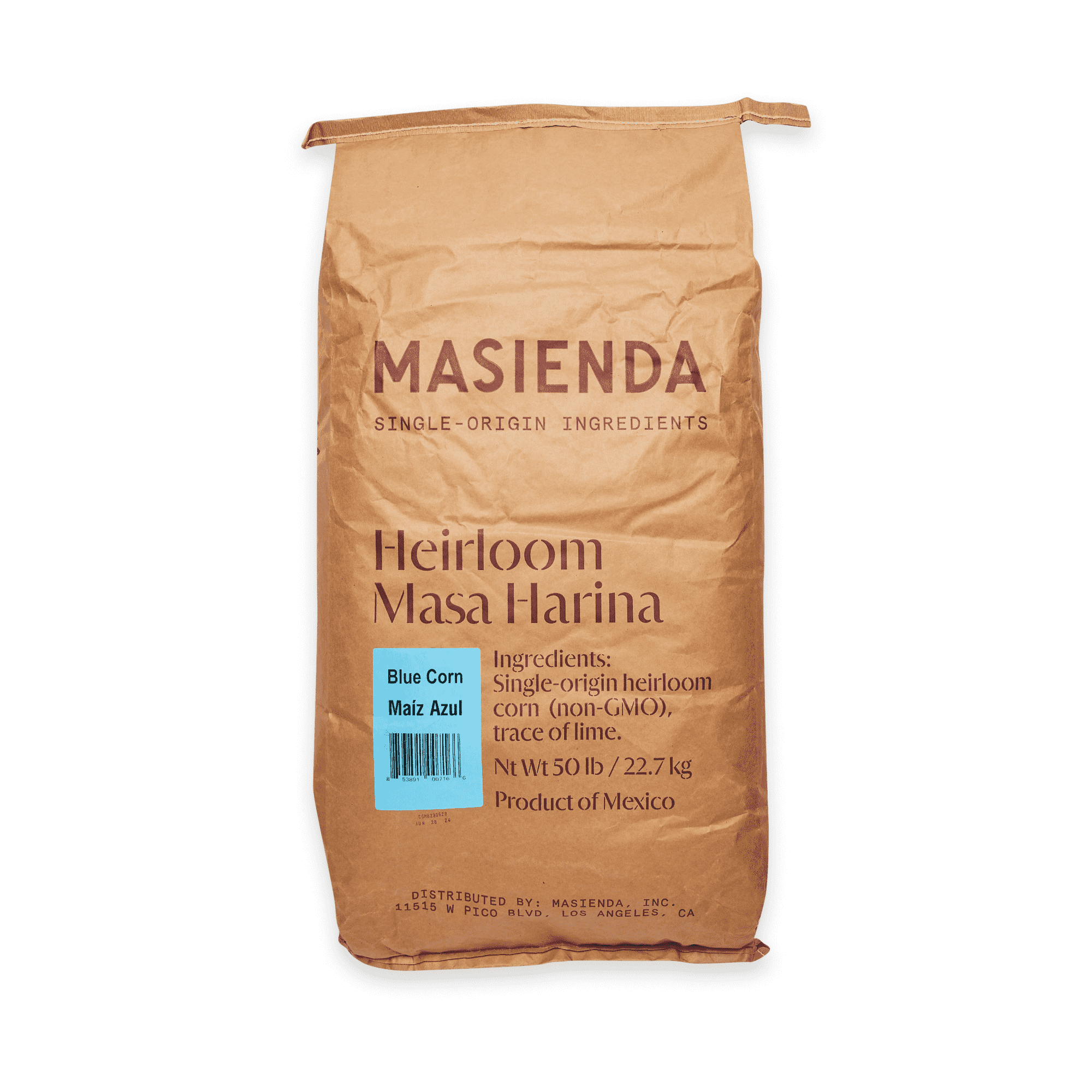 Harina de Masa de la Herencia | Masienda Blue Masa Harina | 50 lb
