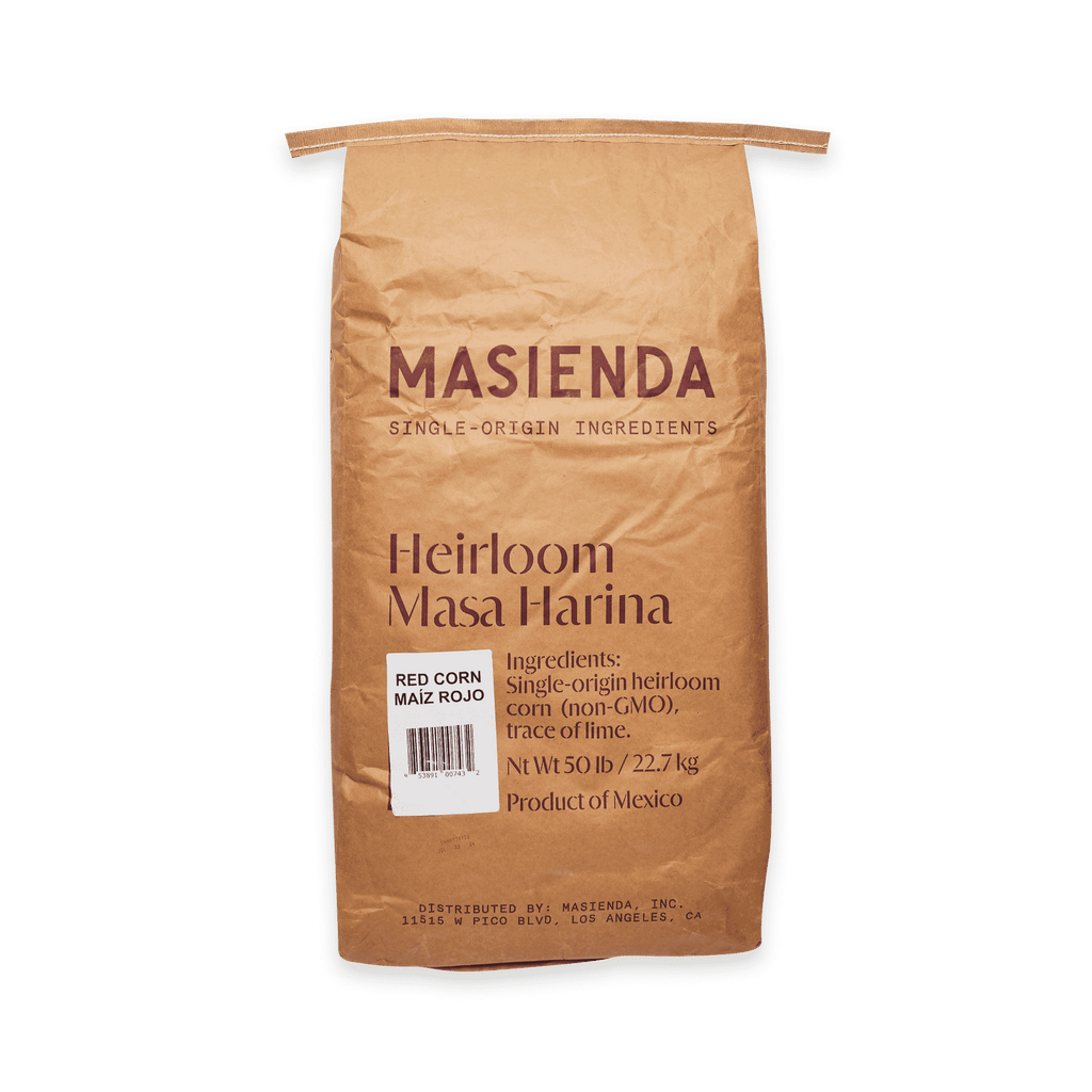Harina de Masa de la Herencia | Masa Harina Roja de la Masienda | 50 lb