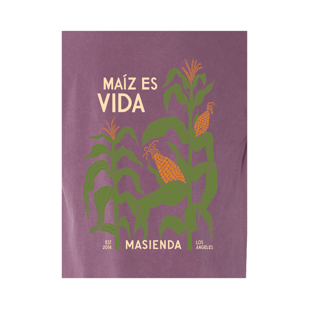 Camiseta Maiz es Vida - Detalle Espalda