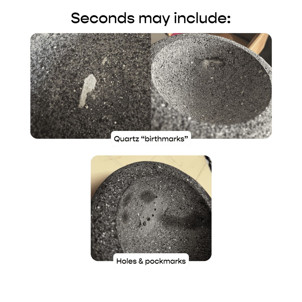 Molcajete Seconds Examples