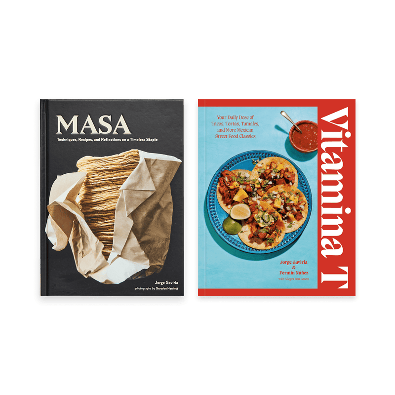 Lote de libros de cocina: MASA y Vitamina T - Portadas