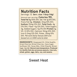 Pura Macha Sweet Heat - Nutrition Facts | #6 of #9