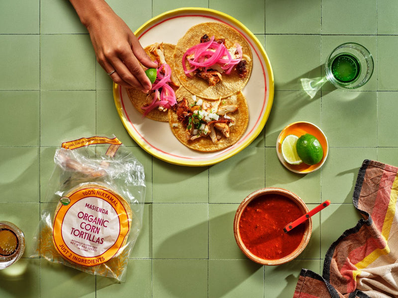 Tortillas de maíz ecológicas