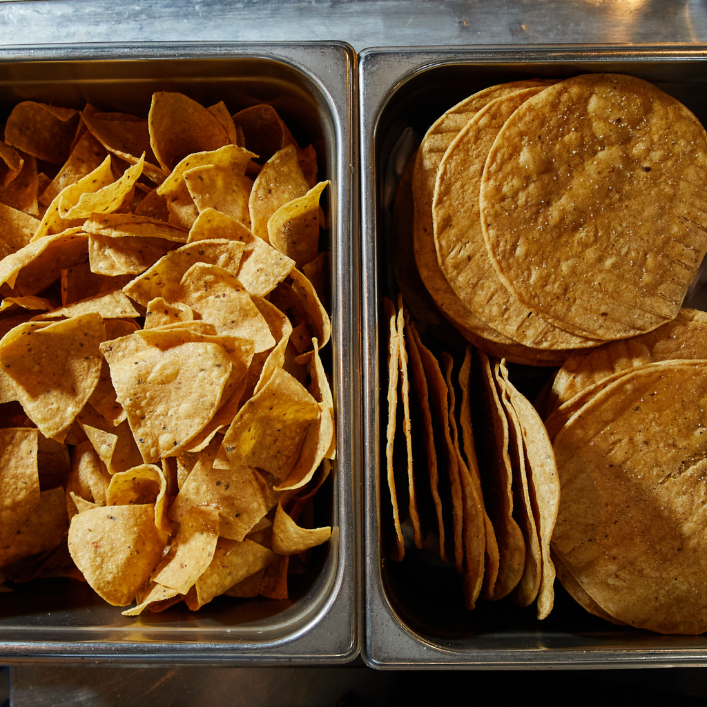 totopos precortados congelados y Tostadas congeladas