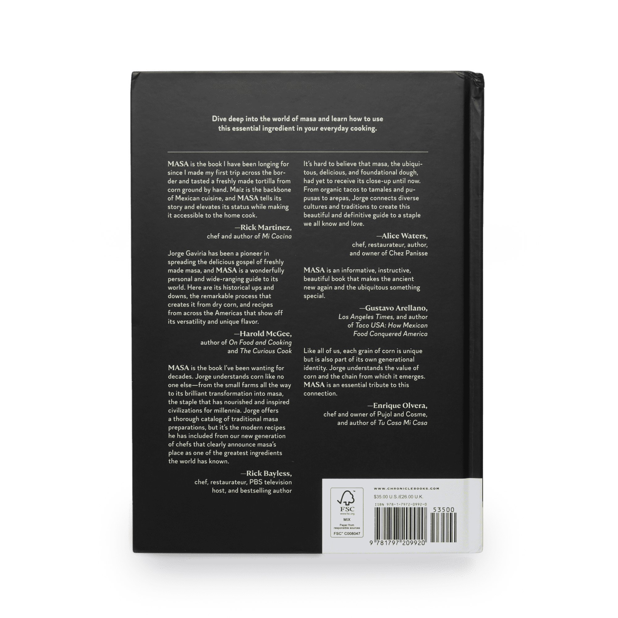 MASA Recipes Cookbook by Jorge Gaviria | Mexican Cookbook