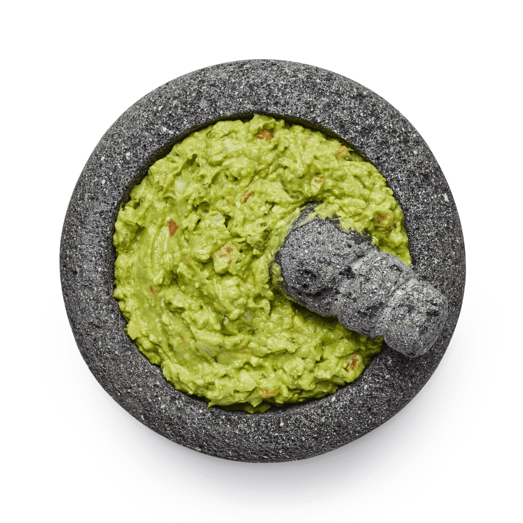 Molcajete with Guacamole - Top