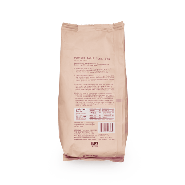 Heirloom Masa Flour | Masienda White Corn Masa Harina (Case of 10)