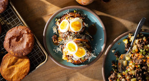 Plato de Enchiladas Salvadoreñas de Carne de Res