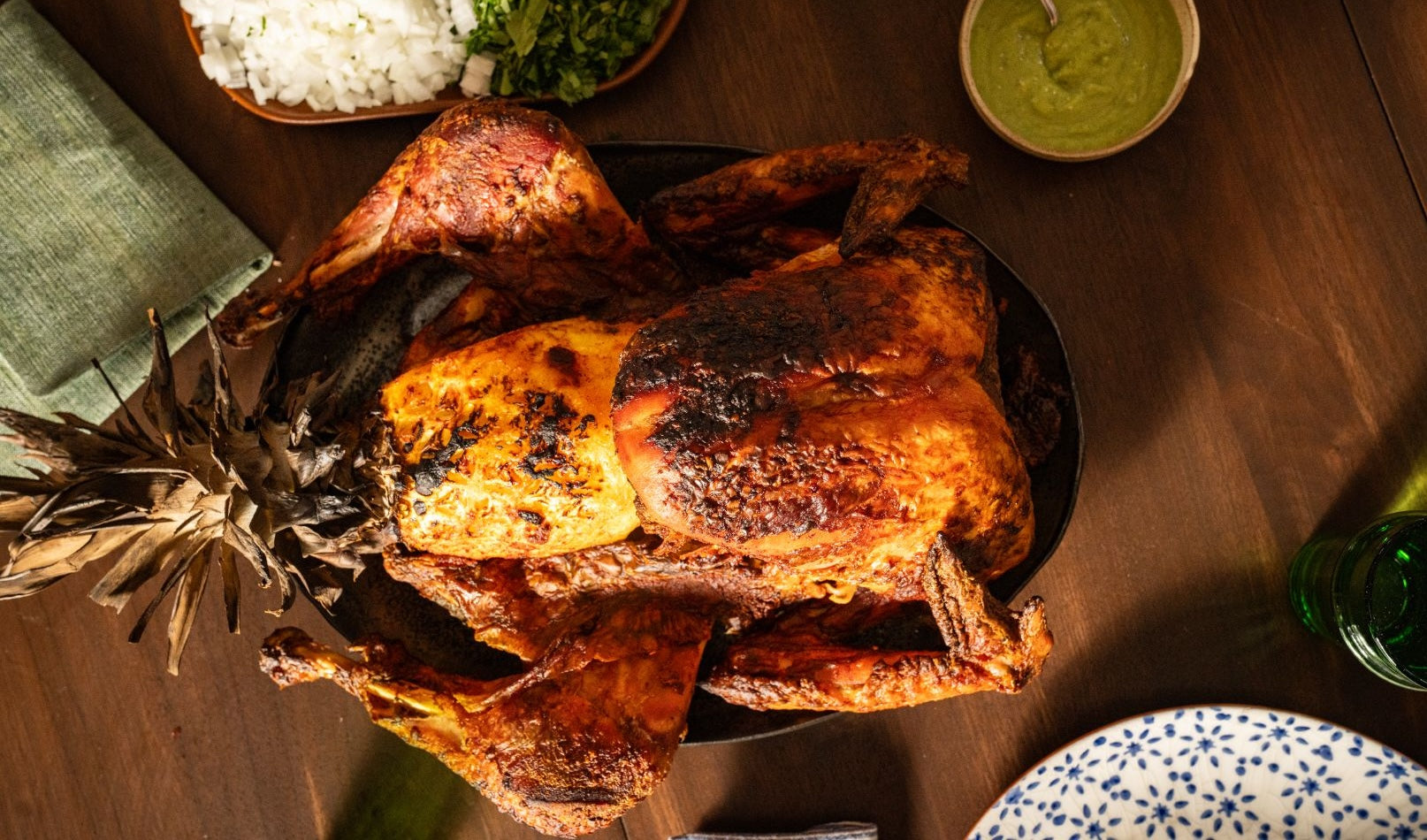 Cumpla la tradición con pavo al pastor