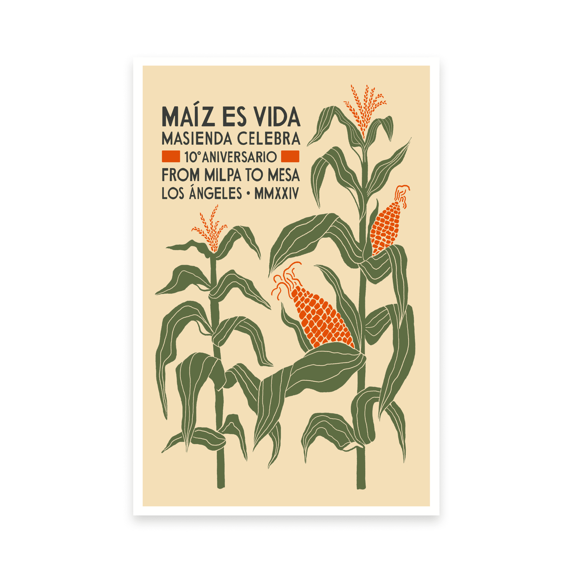 Cartel Maíz Es Vida